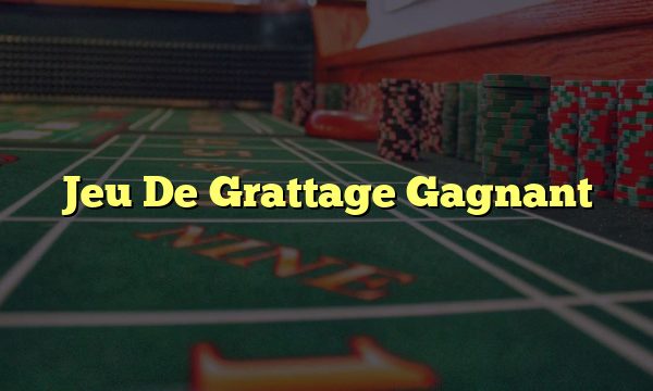 Jeu De Grattage Gagnant