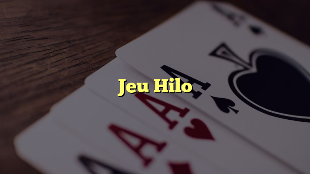 Jeu Hilo