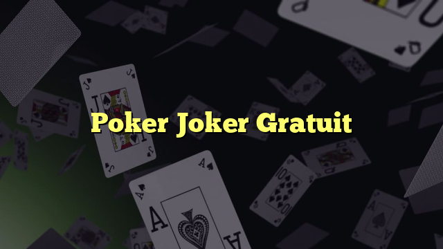 Poker Joker Gratuit