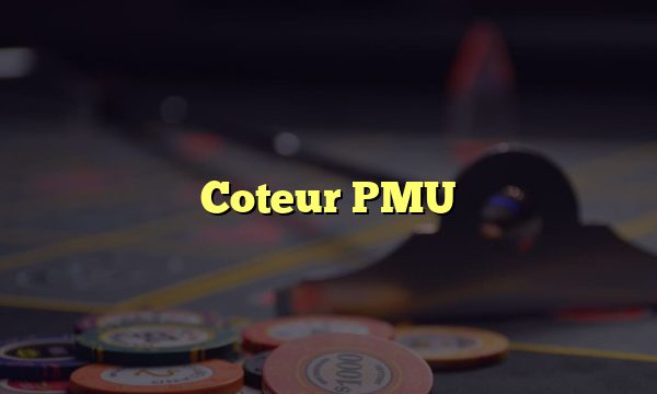 Coteur PMU