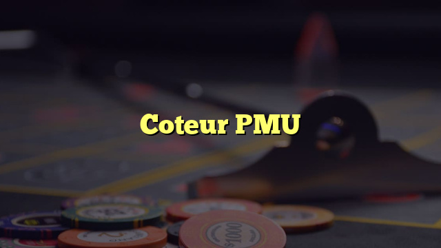 Coteur PMU