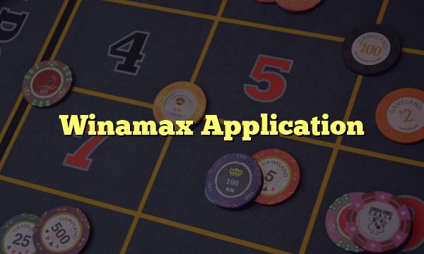 Winamax Application